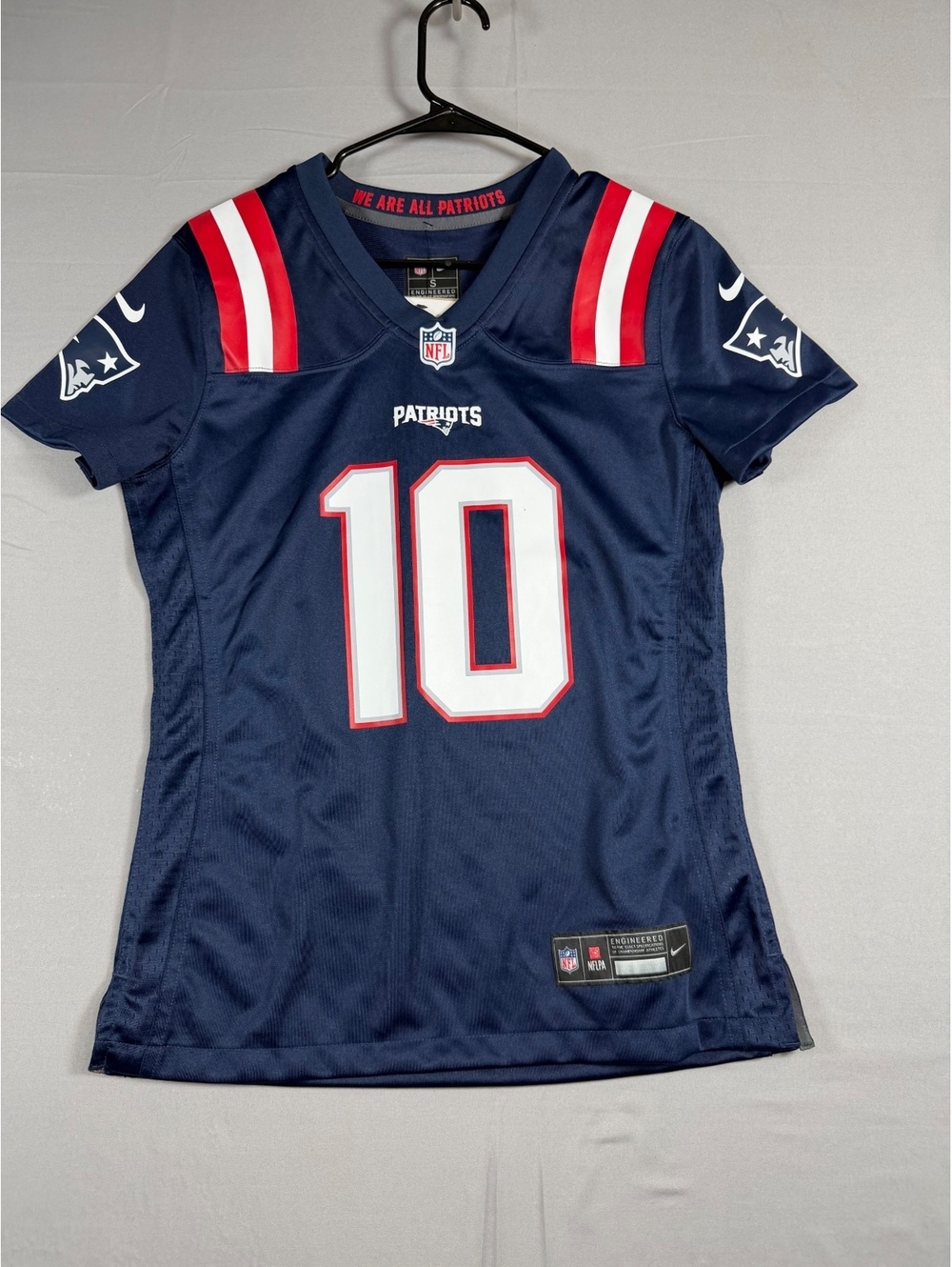 Nike New England Patriots Drake Maye #10 Game Jersey Women S